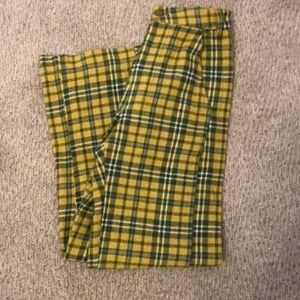 Plaid Free People Pant